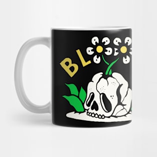 Bloom skull flower Mug